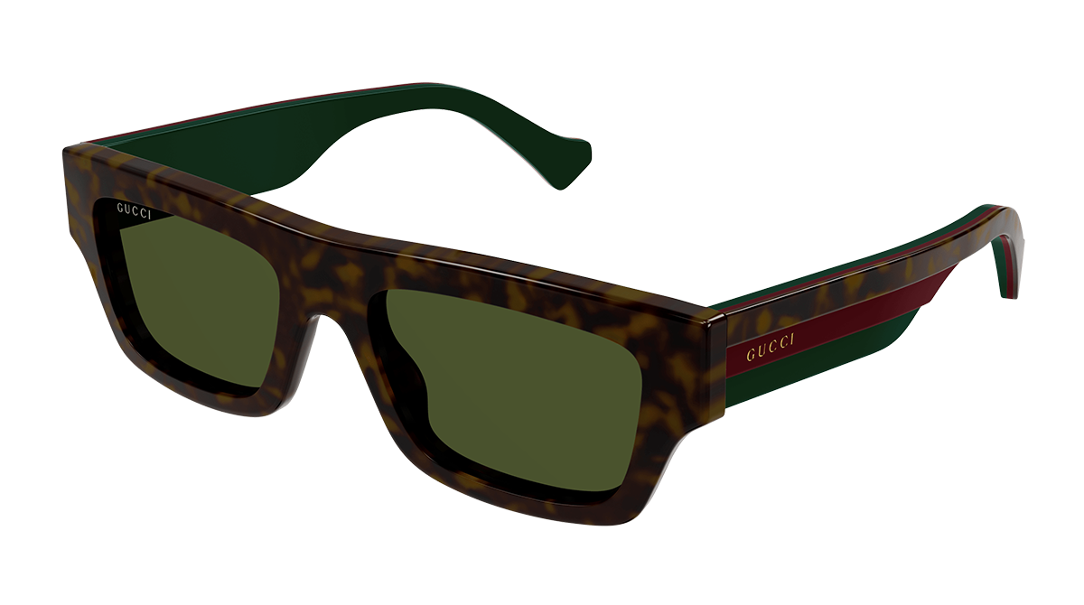 Gucci havana green clearance sunglasses